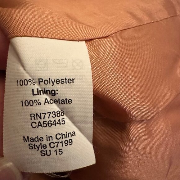 J.Crew Womens Pleated Pink Skirt Size 10 Polyester Blend - Picture 6 of 6